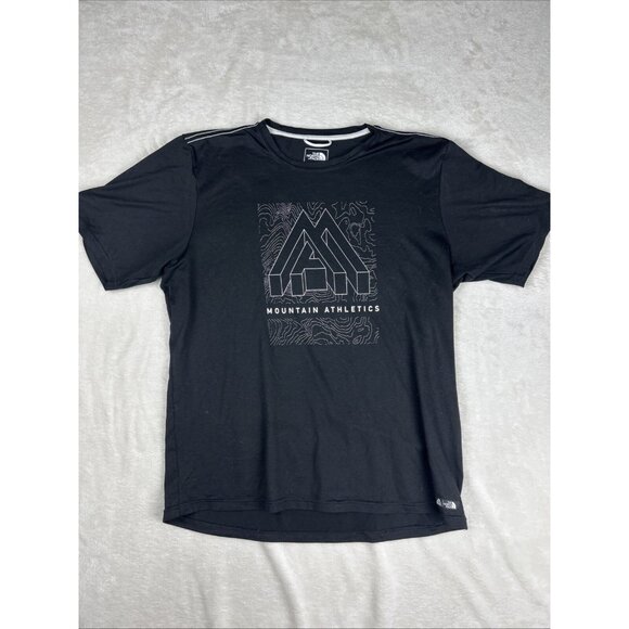 The North Face T Shirt Mens Medium Black Mountain Athletics Outdoors Athleisure - Picture 1 of 9
